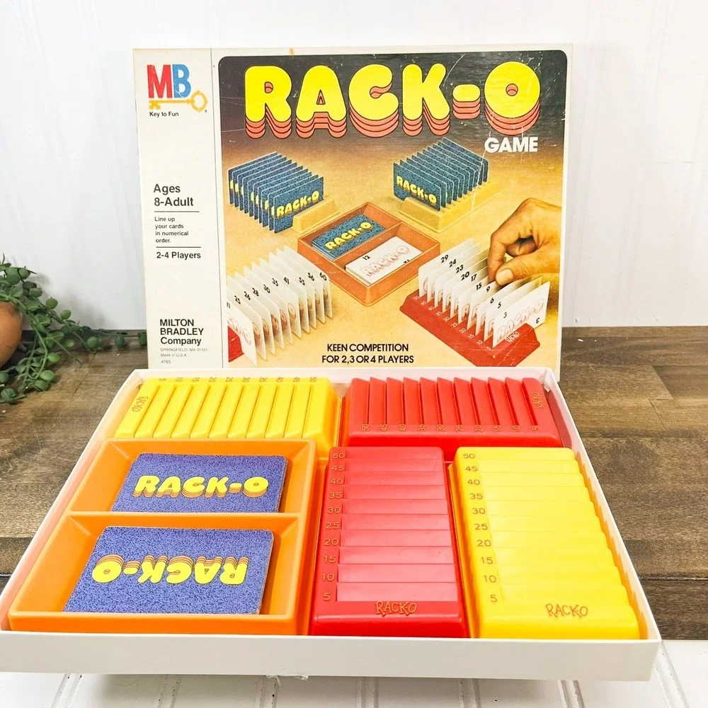 Vintage game Milton Bradley Rack-O,‎ Complete In Box